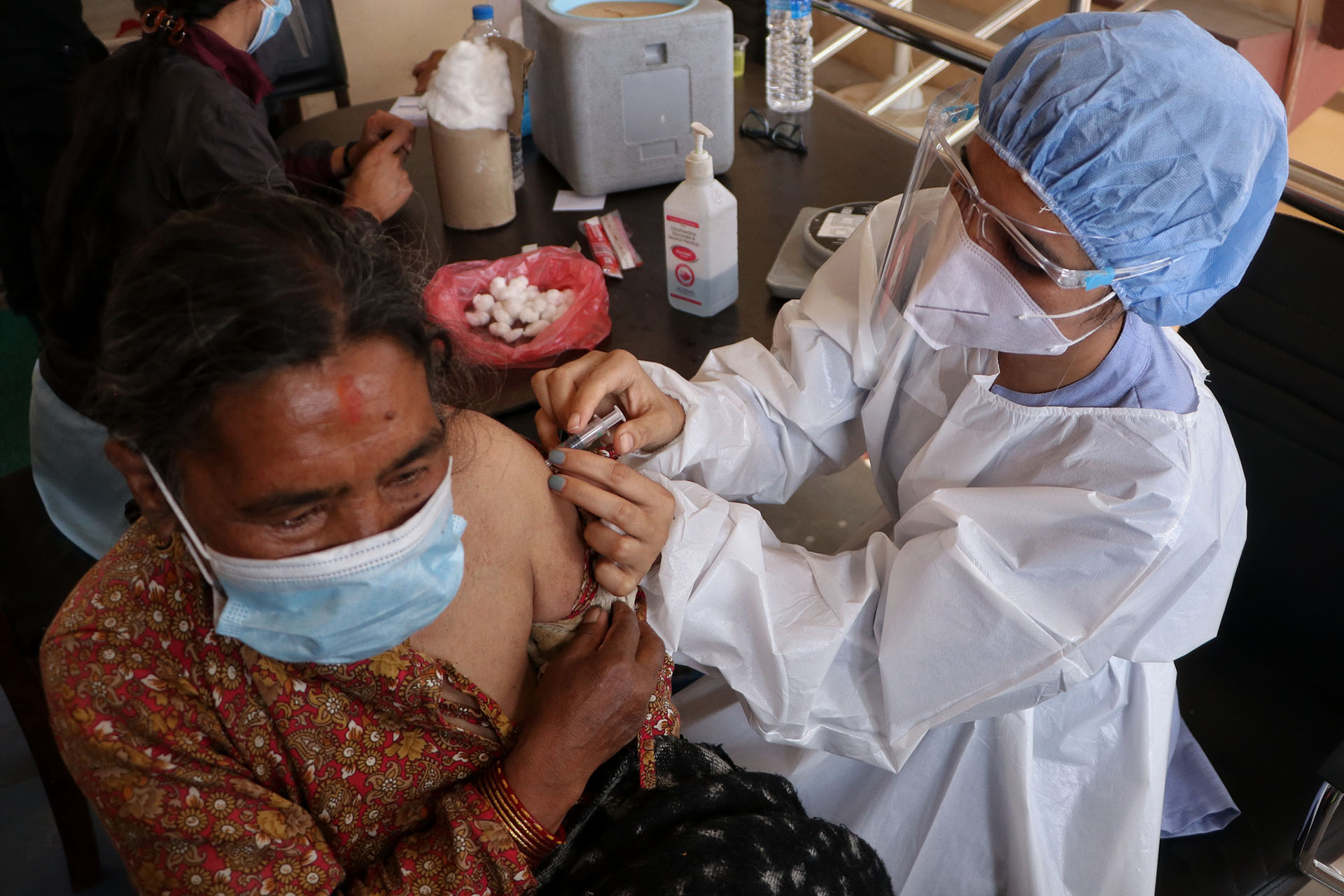 Nepal inoculates sexagenarians after China grants vaccines