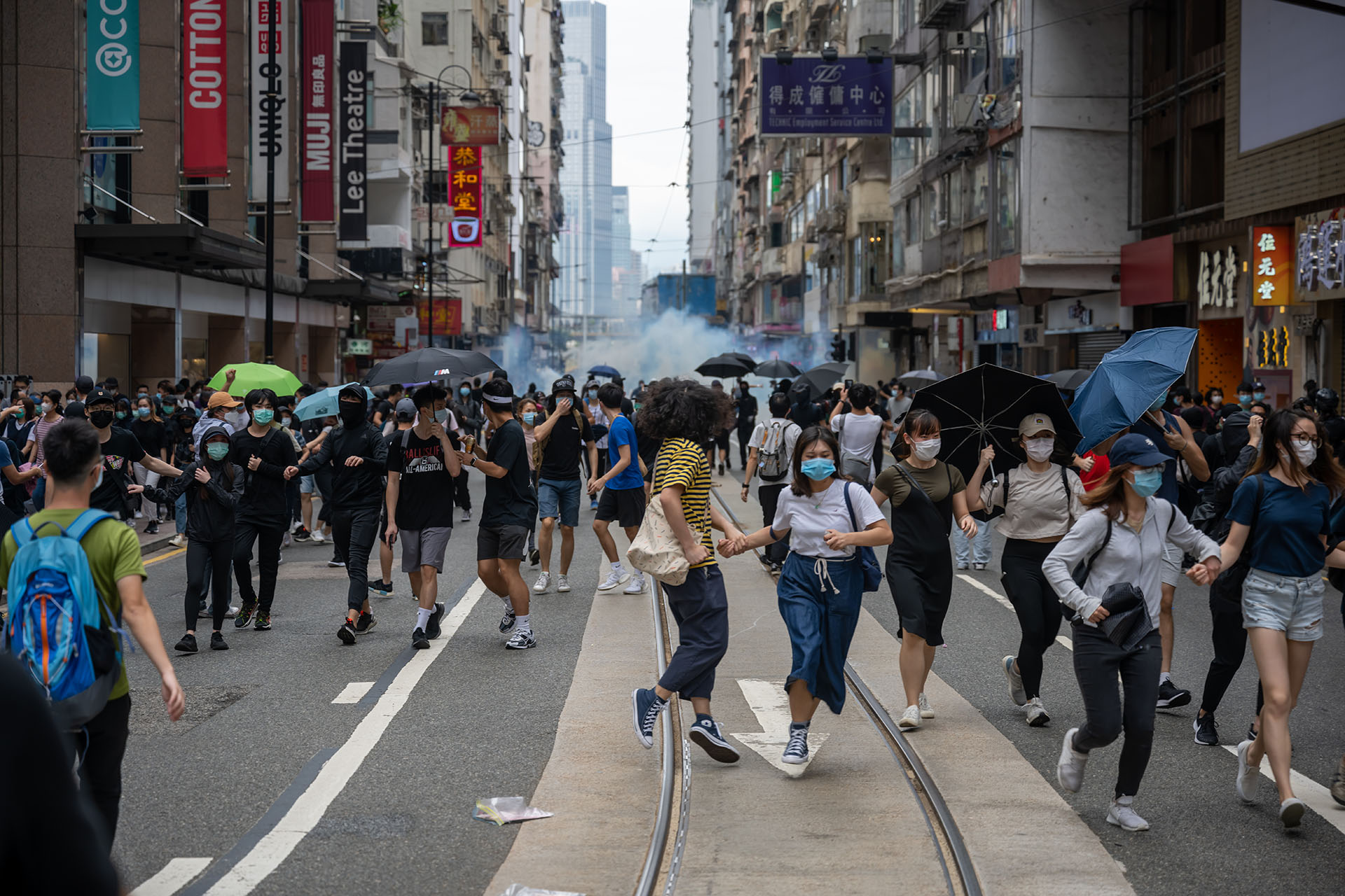 May 2020 protest in Hong Kong against National Security Law 
